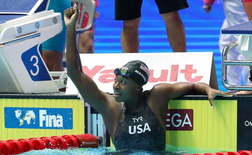 Olympic Woman Swimmer Simone Manuel