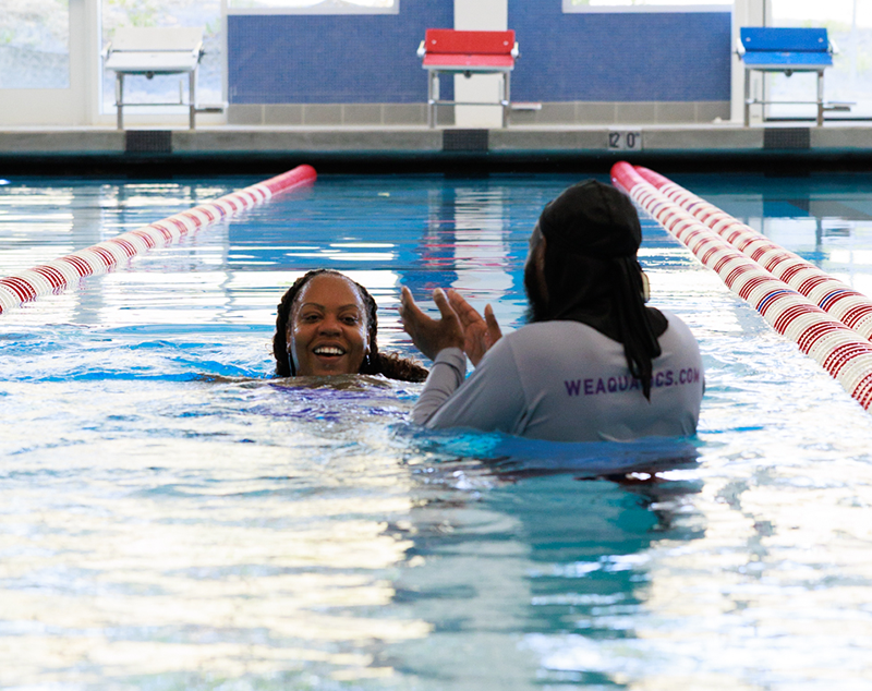 adult learn to swim lessons