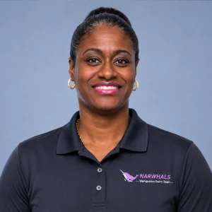 swim team coach Dhalia Pierre​