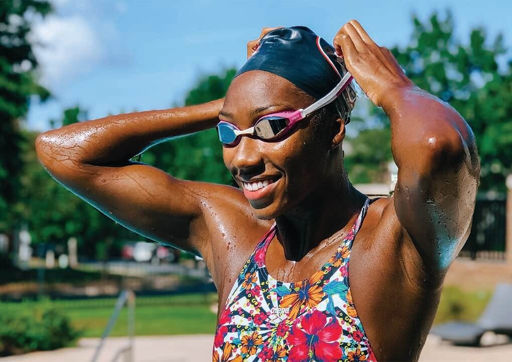 black swimmer Natalie Hinds