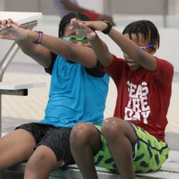 swimming lessons and competitive swimming